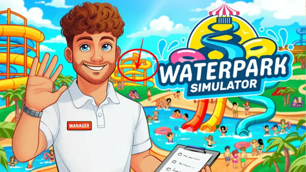 Waterpark Simulator old poster