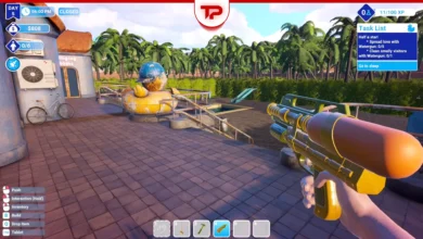 Waterpark Simulator water gun guide
