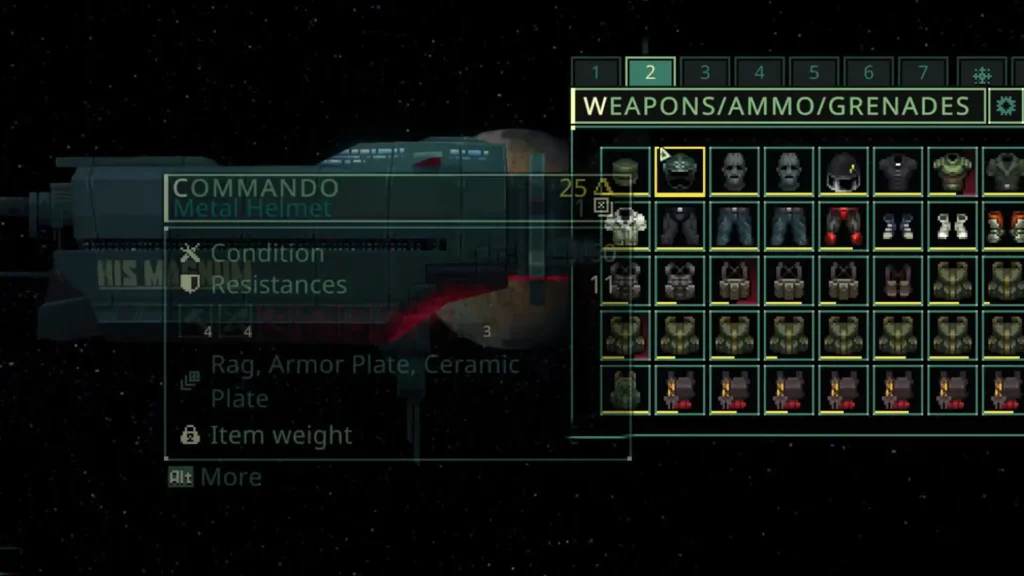 Weapon & Ammo Slots