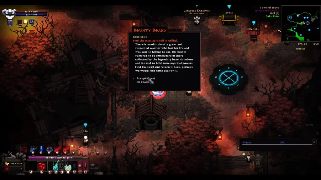 What Is the Grim Skull Quest in Hero Siege