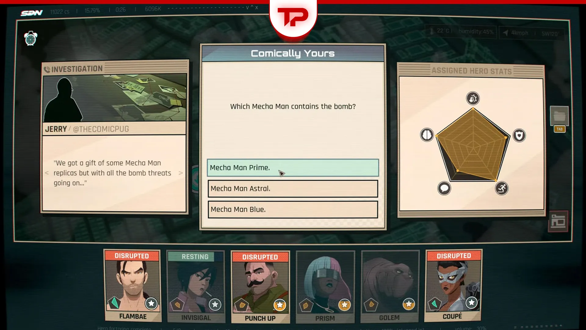 Which Mecha Man Contains the Bomb in Dispatch (Comically Yours Guide)