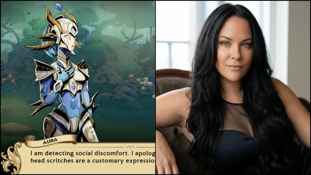 Melissa Medina as Aura in Ledgerbound