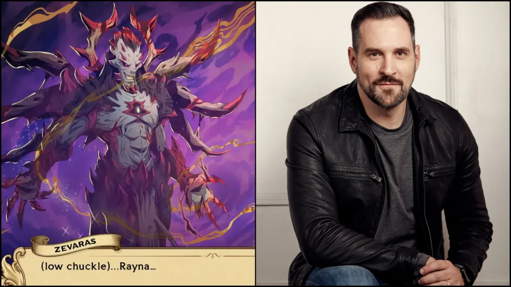 Travis Willingham as Zevaras in Ledgerbound