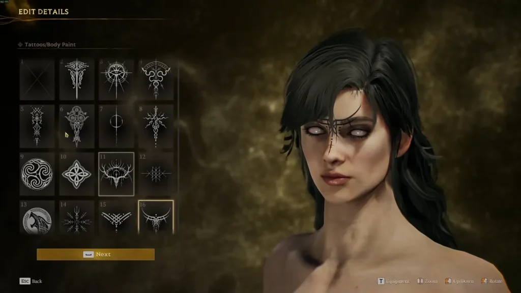 mistfall hunter character creation Tattoos