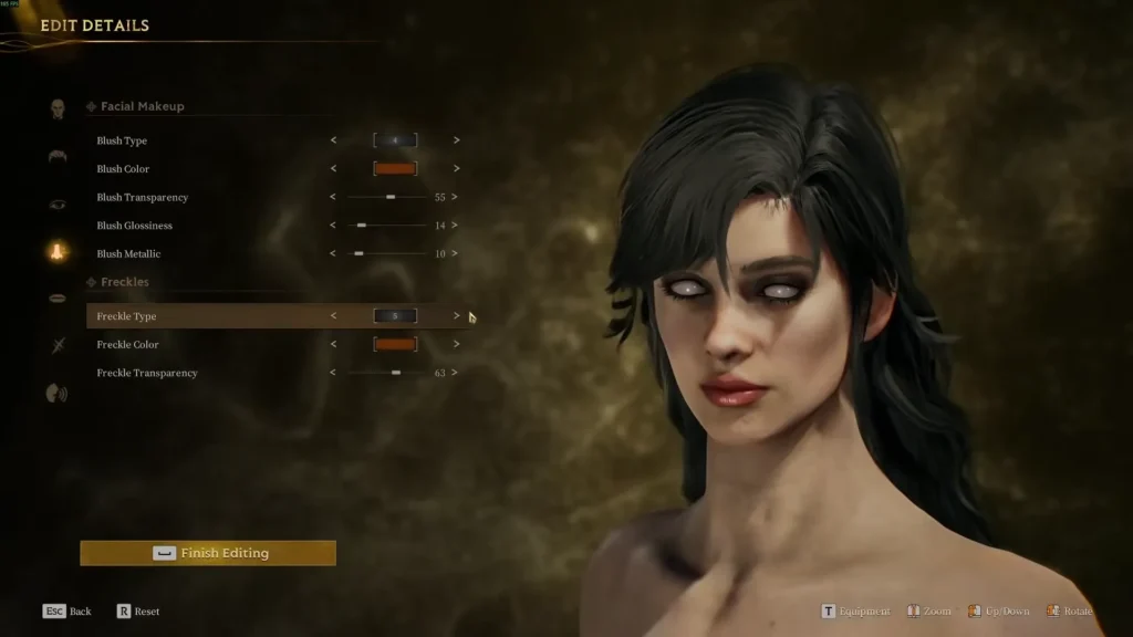 mistfall hunter character creation makeup