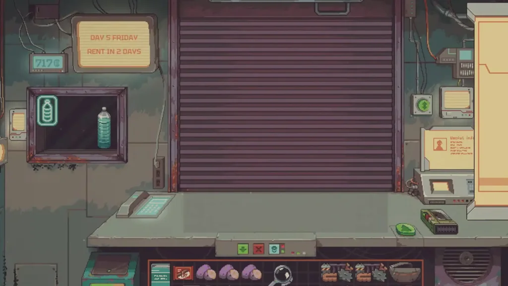 A closed store in Probably Stolen game