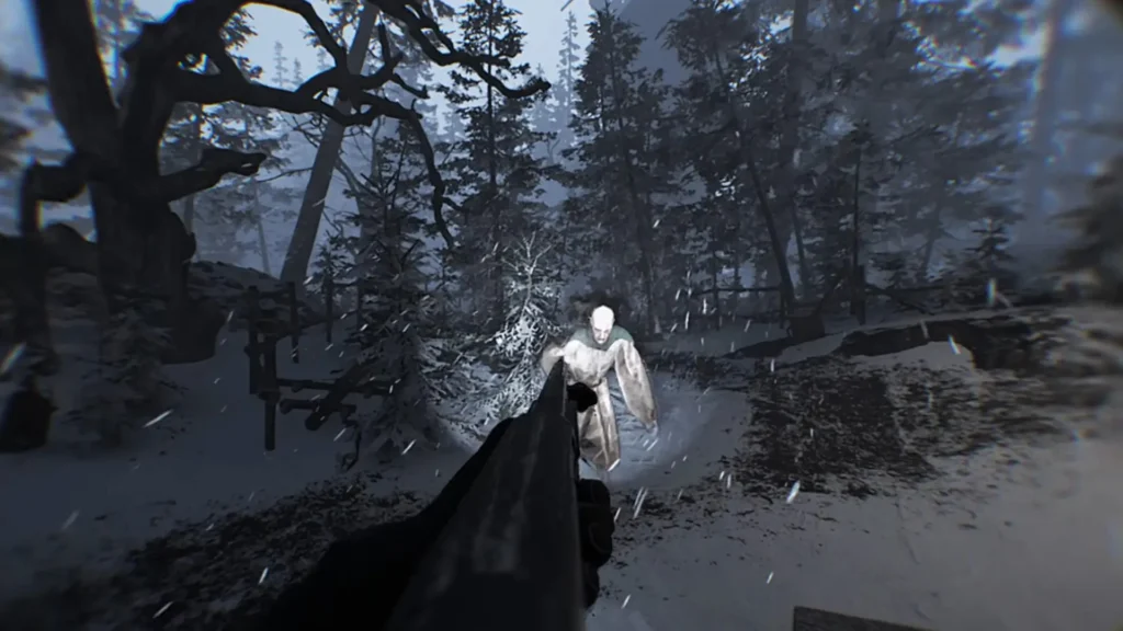 A zombie trying to attack me