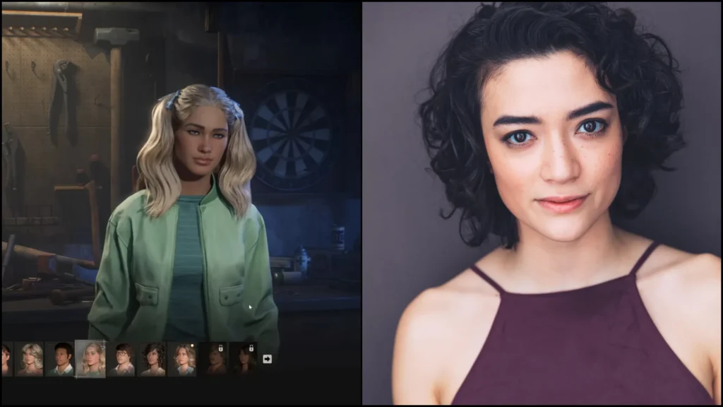 Angela Carbone, voice actor for Lynda van der Klok in Halloween The Game