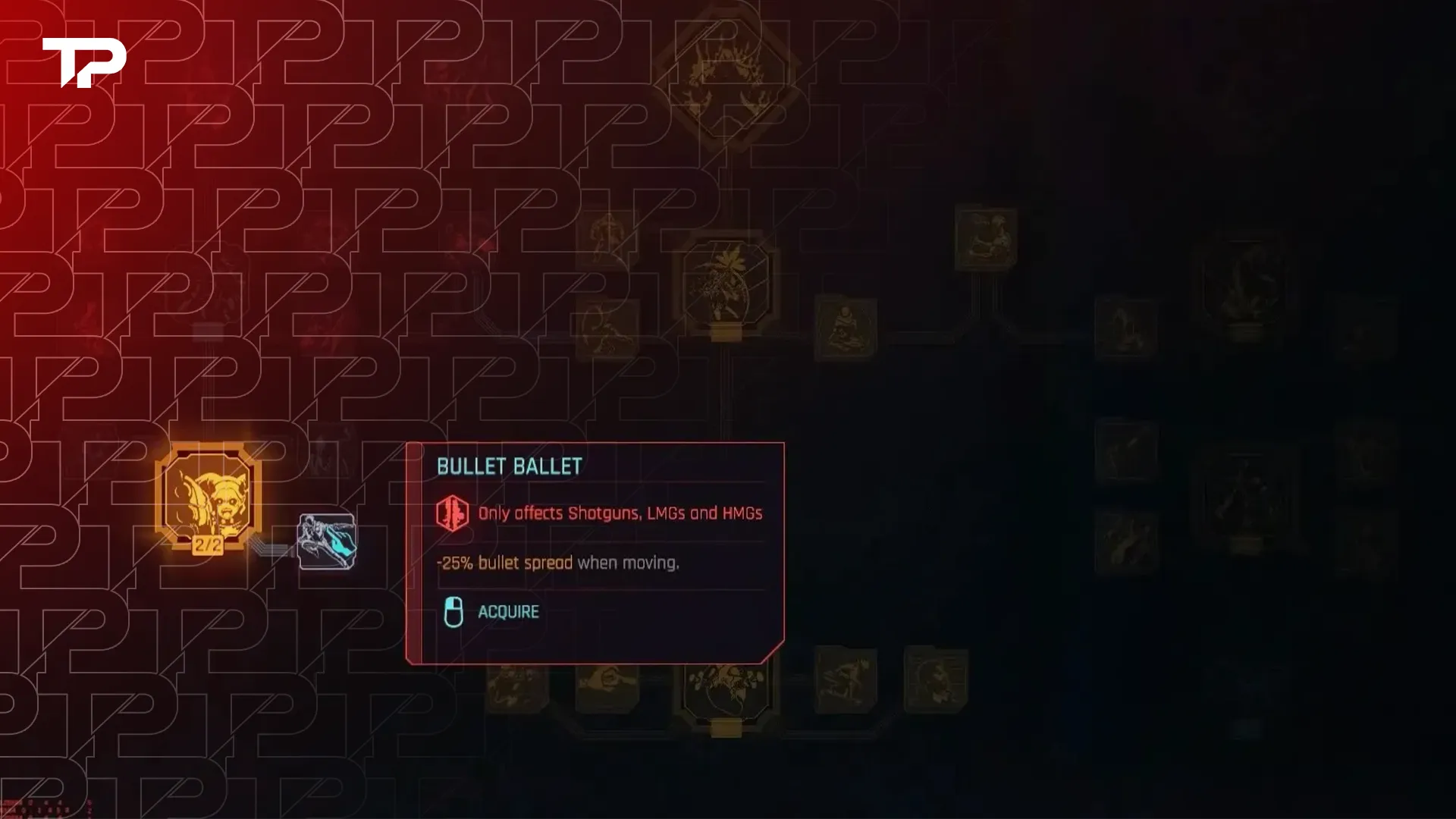 Ballet bullet perk