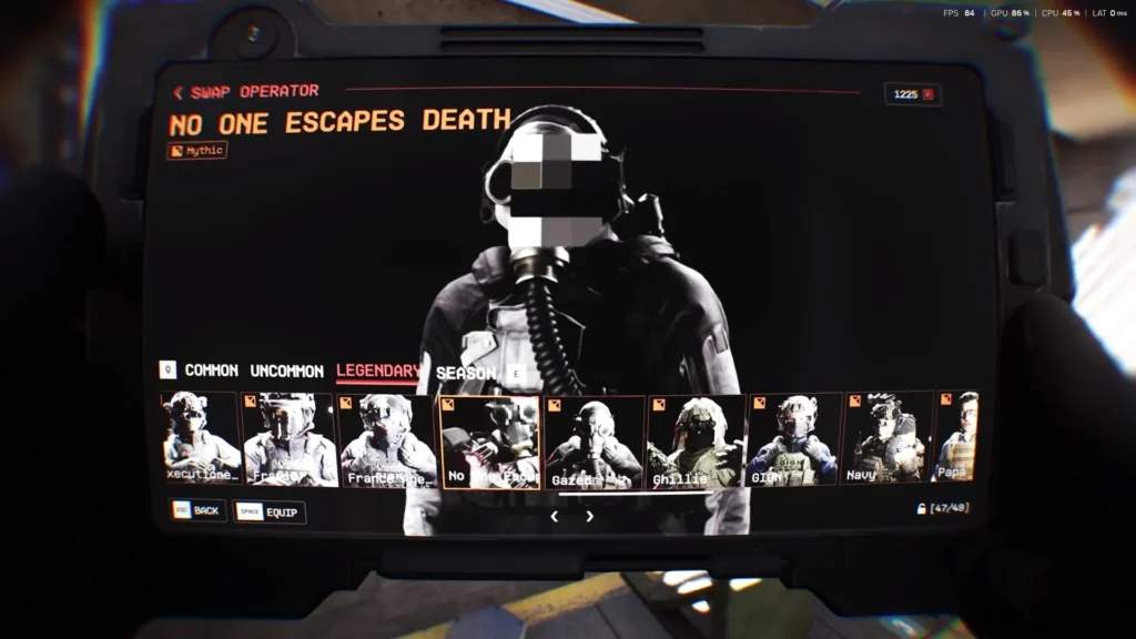 Bodycam skins and operator cosmetics explained after the disabled real-money shop update