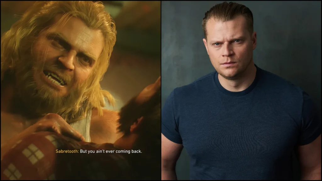Brett Gipson as Sabretooth in Marvel’s Wolverine
