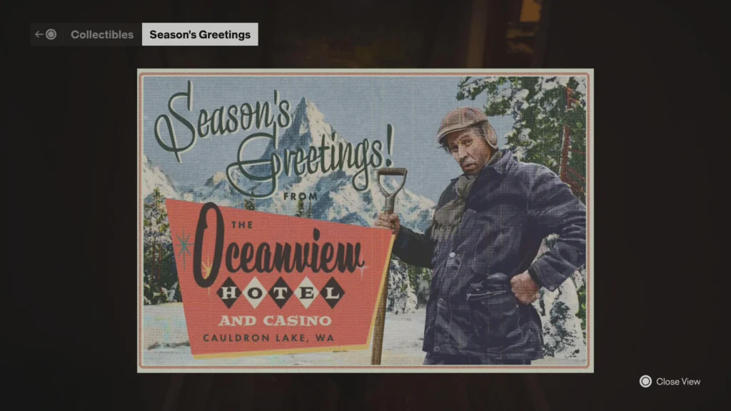 Control Resonant Season's Greetings postcard from Ahti