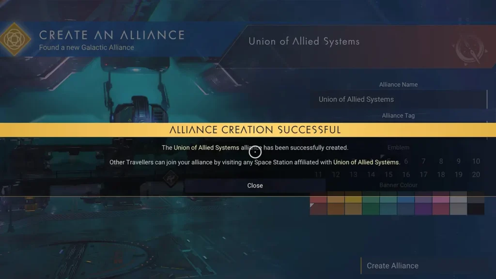 Create an Alliance in No Man's Sky