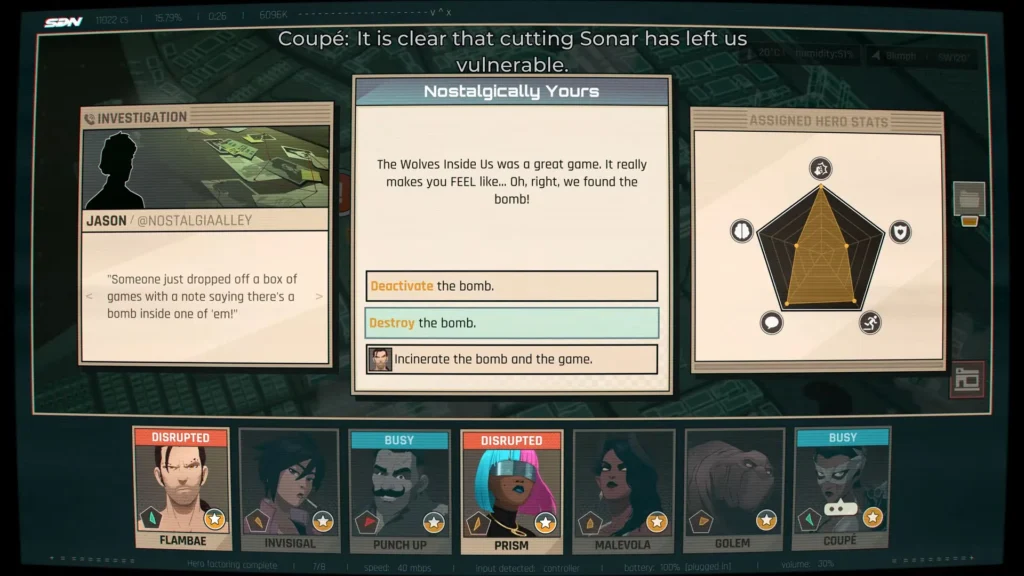 Dispatch Nostalgically Yours Alternative Skill Checks