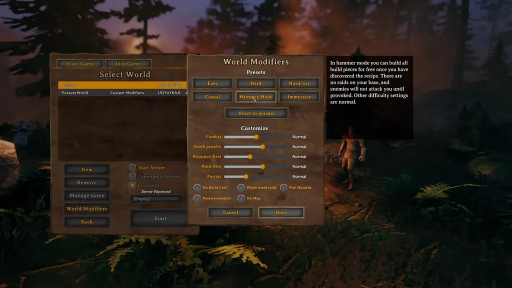 Does Hammer Mode Disable Achievements in Valheim
