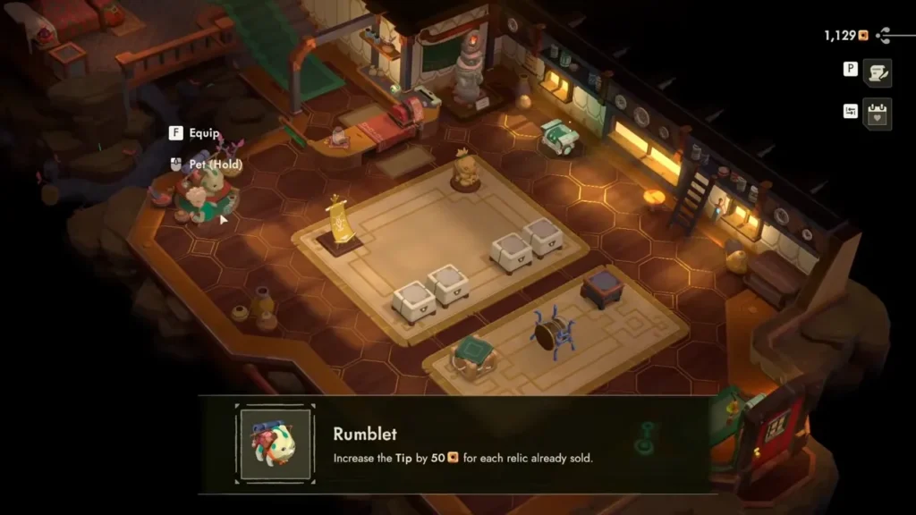 Equip Bloblets in Moonlighter 2