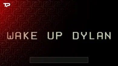 Glitched text shows "Wake Up Dylan" in Control Resonant