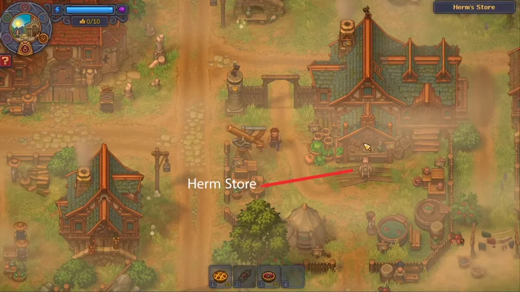 Herm Location on Graveyard Keeper 2