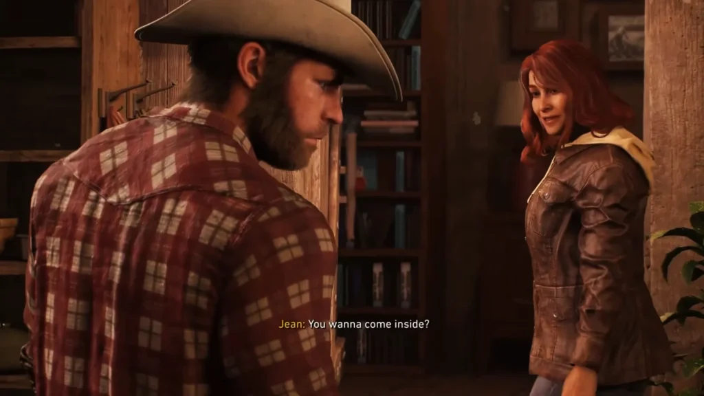 Jean showing Logan their past together in the Marvel’s Wolverine secret ending