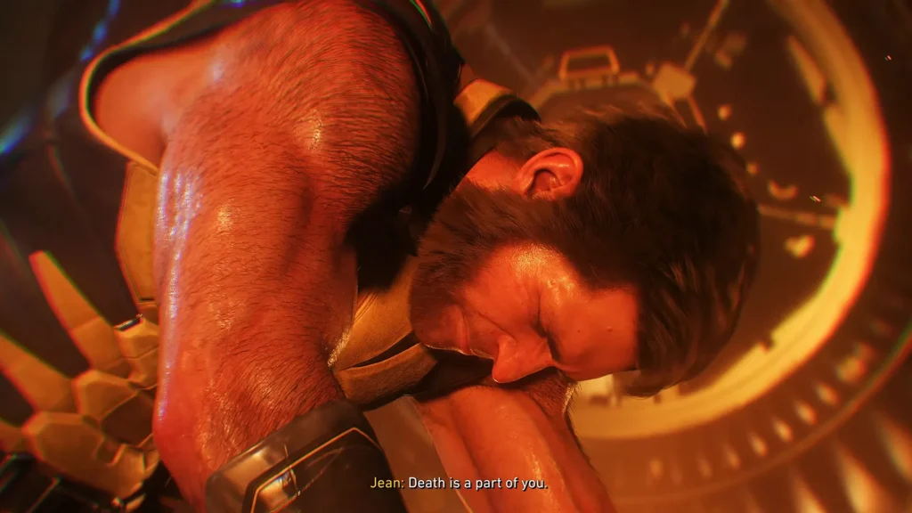 Jean trying to save Logan after Apocalypse takes control in Marvel’s Wolverine ending