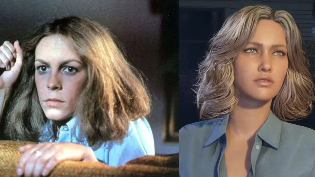 Laurie Strode in Halloween movie vs the game