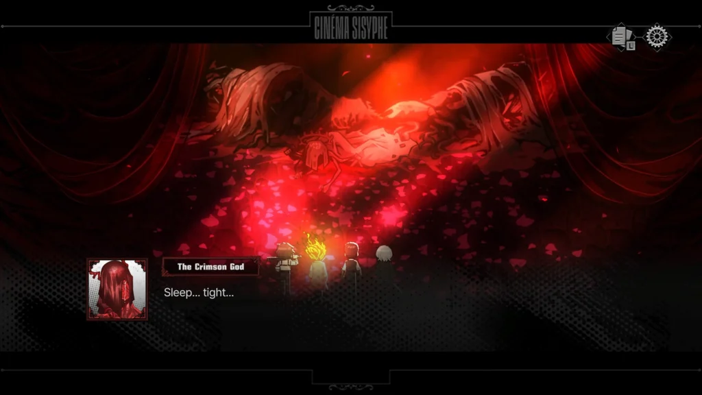 Limbus Company Canto 10 Ending A Ataraxie scene featuring Grand Magasin and Le Noir