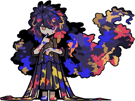 Limbus Company Palette design details including her color-based character theme