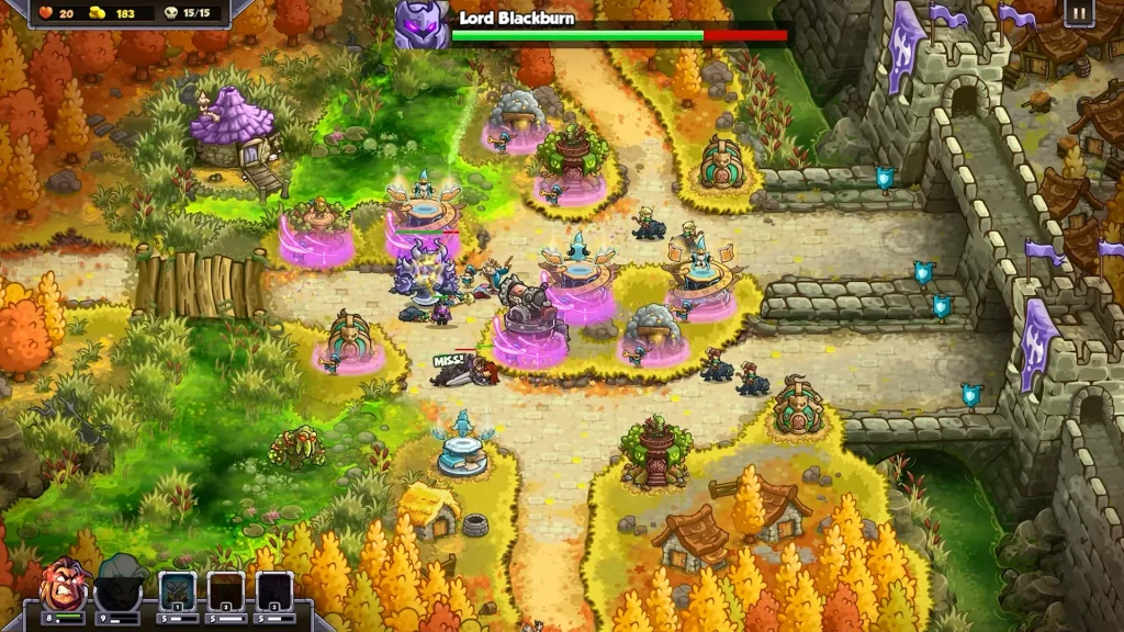 Lord BlackburnBoss Fight Kingdom Rush Genesis