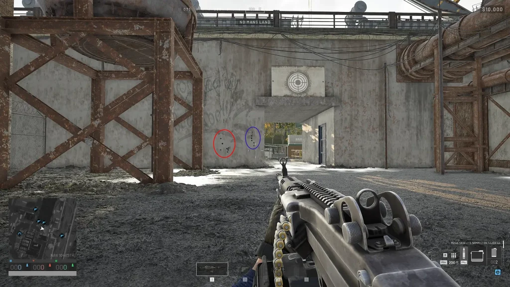 M249 crouch vs crouch plus focus