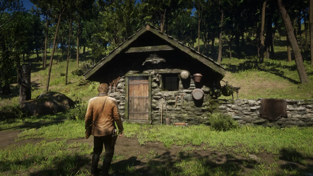 Mary-Beth's Fountain Pen item request in Red Dead Redemption 2 at the Osman Grove cabin