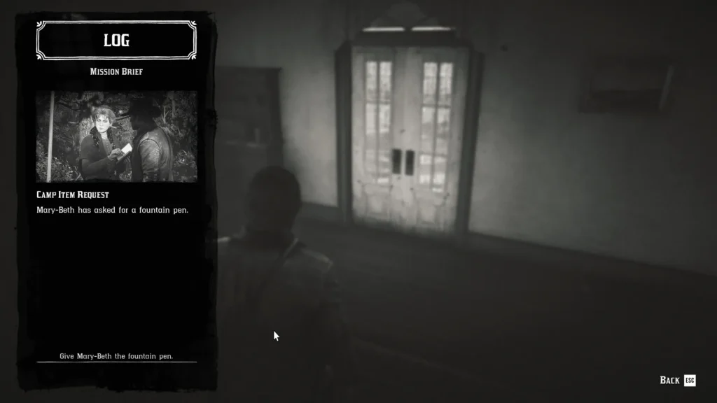 Mary-Beth's Fountain Pen request item in Red Dead Redemption 2