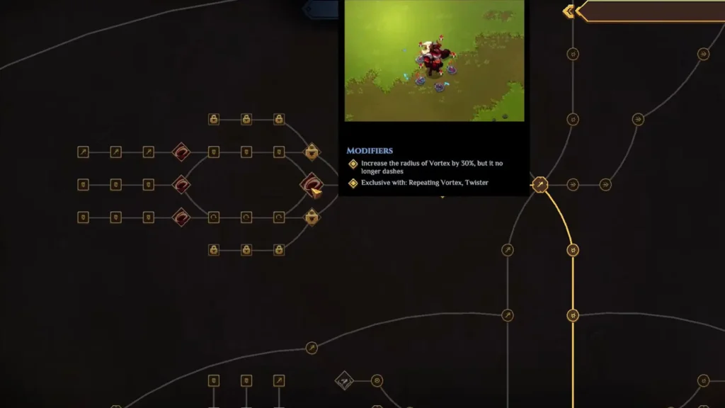 Modifier in Dimraeth Skill Tree