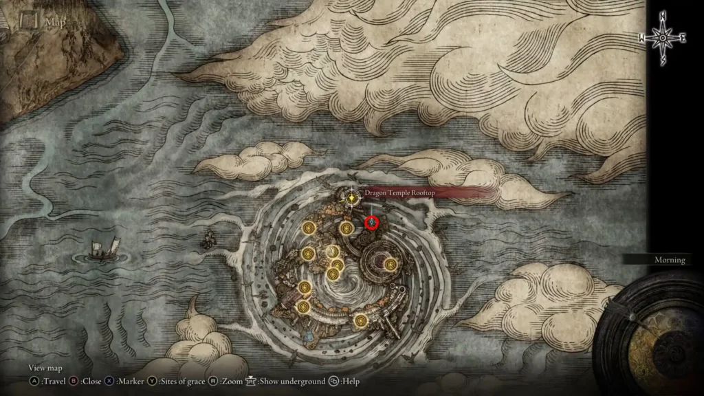 Near Dragon Temple Rooftop Golden Seed on the map