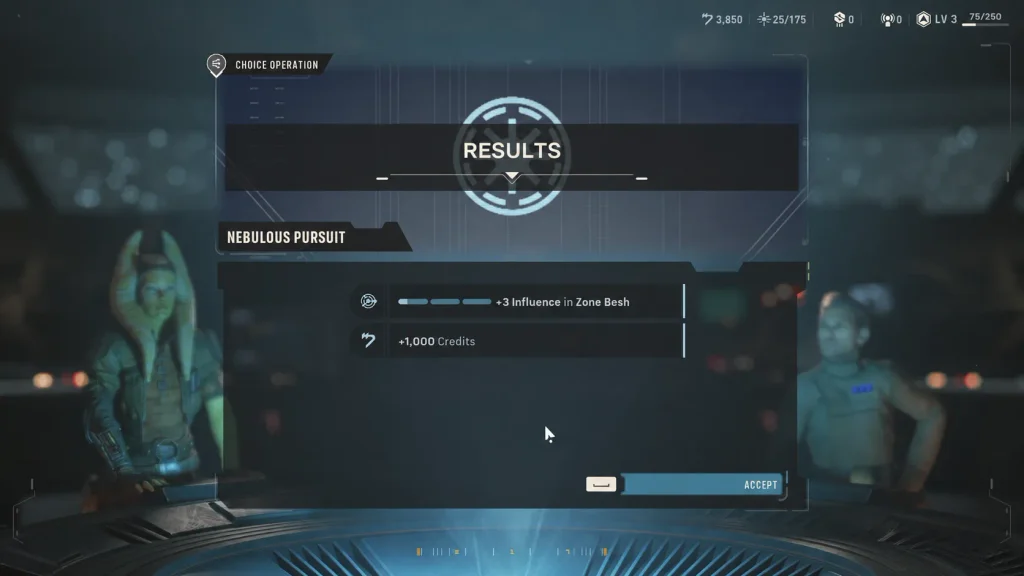 Nebulous Pursuit Part I Rewards