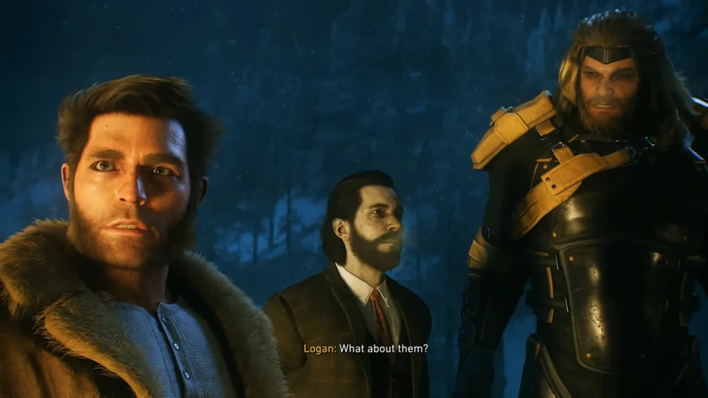 Nine-foot Sabretooth standing next to 5-foot-7 Wolverine in Marvel’s Wolverine