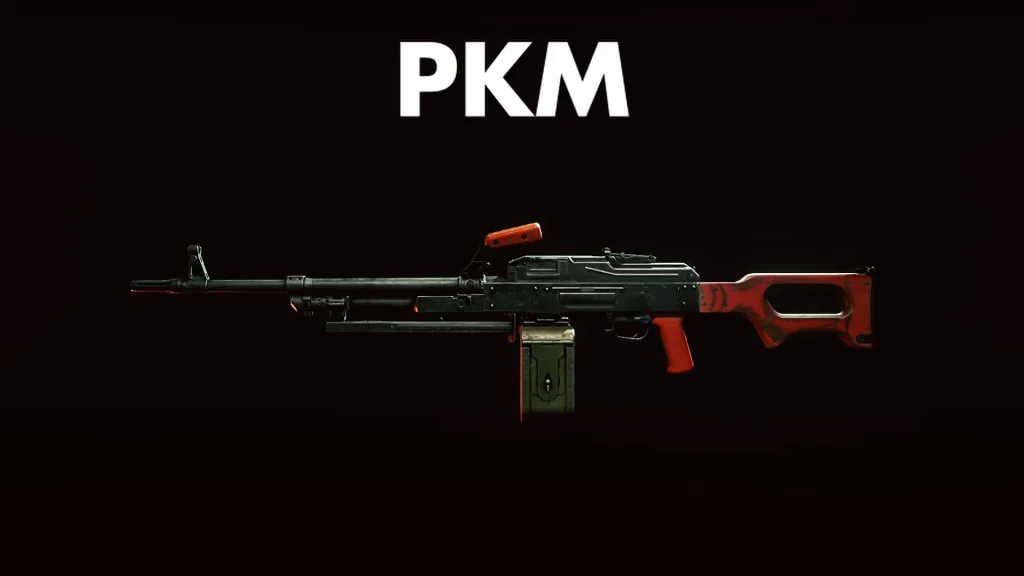 The light machine gun PKM in Active Matter