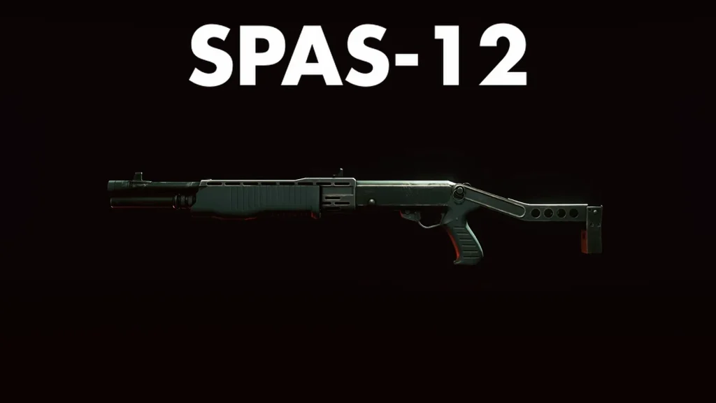 The shotgun in the photo is SPAS-12