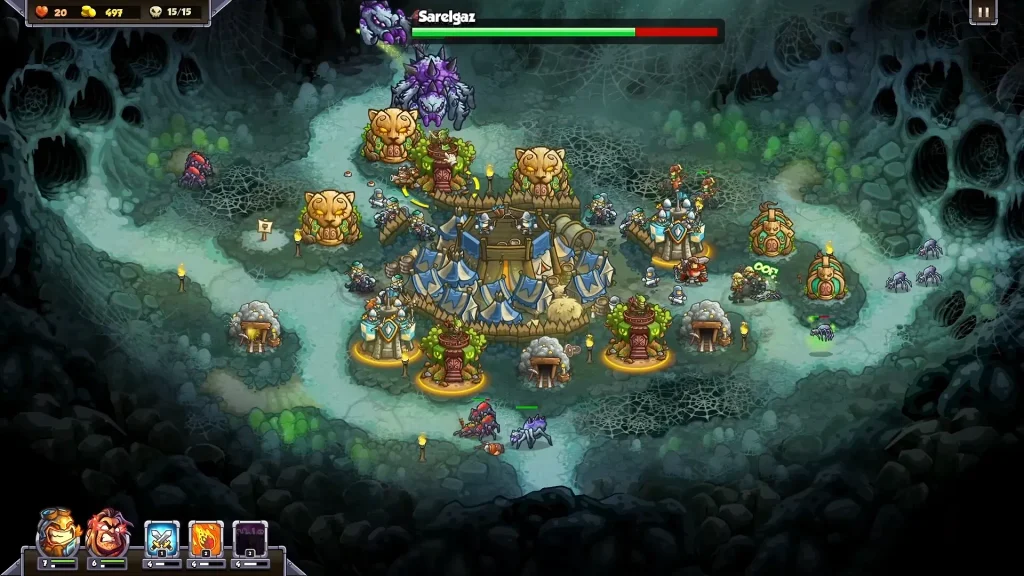 Sarelgaz Boss Fight Kingdom Rush 6