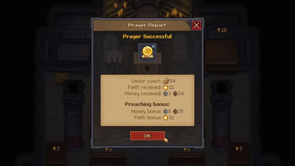 Sermon results in Graveyard Keeper 2 showing 64 Faith from 54 parishioners