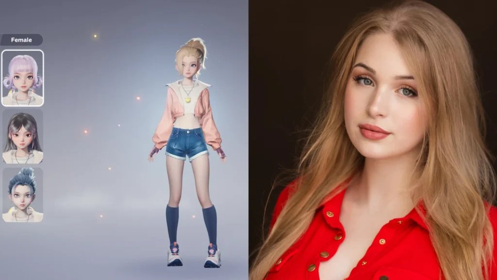 Sonya Krueger, voice actress of the Female Protagonist in Aniimo