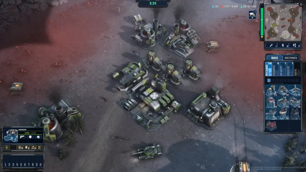 Tempest Rising GDF units advancing across the battlefield