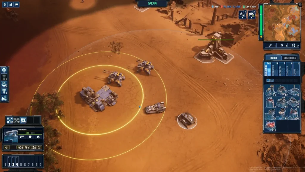 Tempest Rising Veti units showcasing the new faction roster