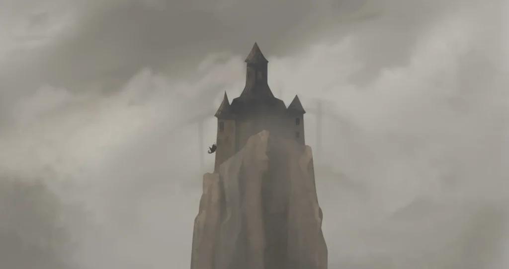 The Queen falls to her death