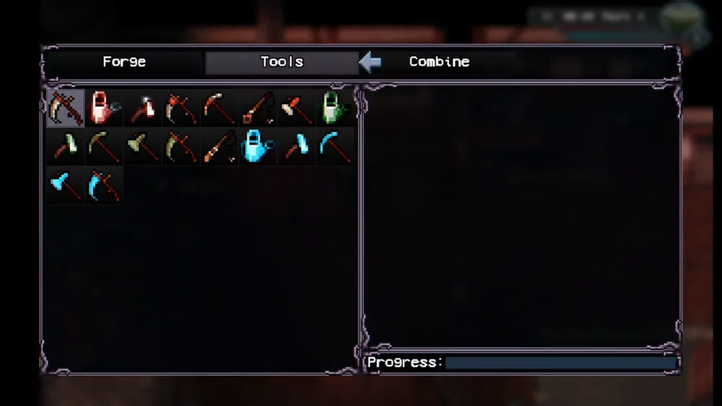 Tools in Welcome to Elderfield