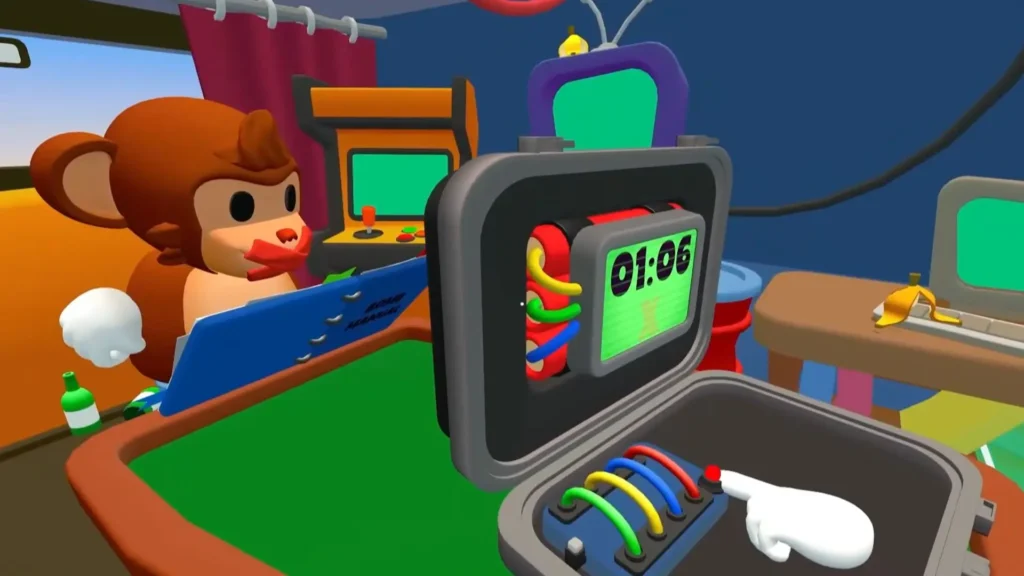 Trying to defuse the bomb in BOMBANANA