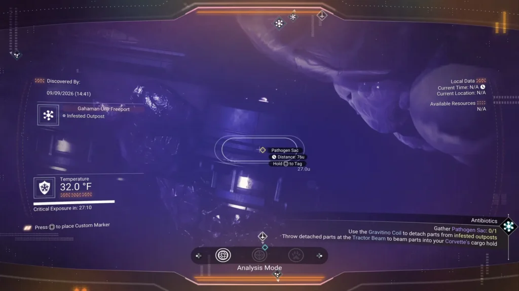 Using Analysis Visor to Find Pathogen Sac