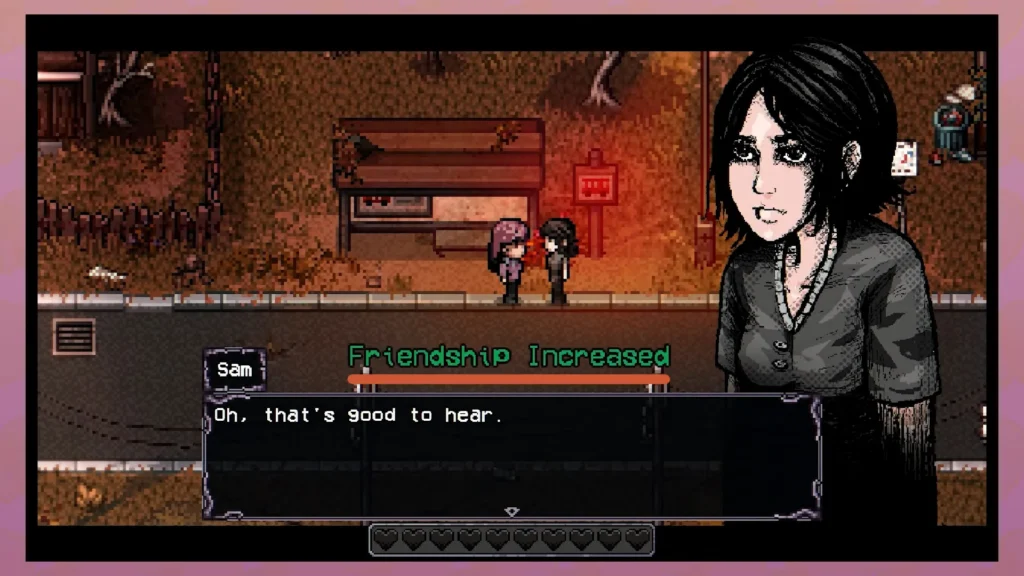 Welcome to Elderfield after Dialogue choices friendship increased