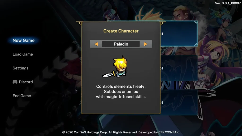 ZENONIA 1 Paladin Build