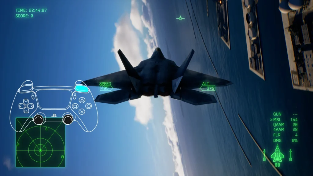 Ace Combat 8 aircraft capable of performing post-stall maneuvers