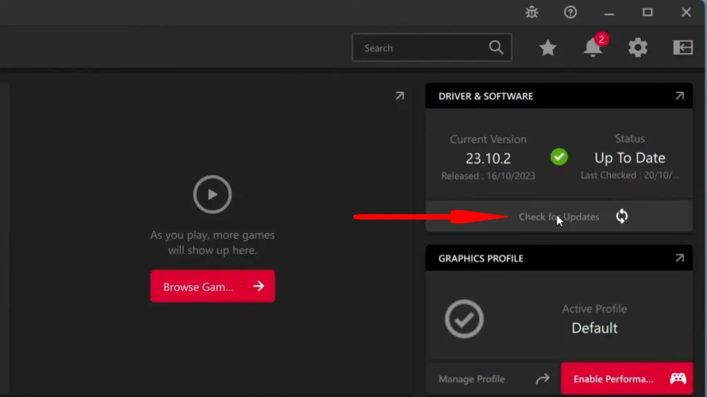 AMD driver update